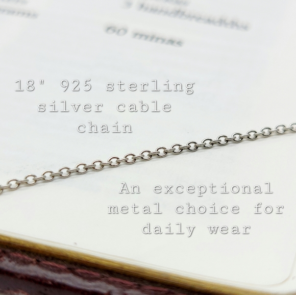 6.79 CT. T.W. portuguese cut green-blue diamond pendant necklace in 925 silver - Picture 9 of 17